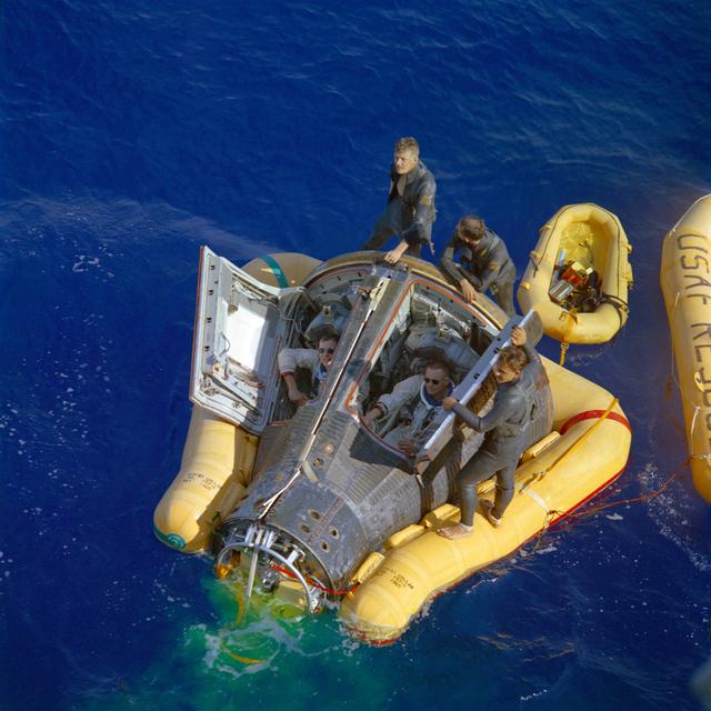 NASA image: Gemini 8 Recovery - Astronaut David R. Scott - Miscellaneous - Atlantic