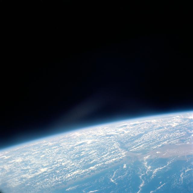 NASA image: GT-9A - EARTH SKY - BRAZIL - MOUTH OF AMAZON