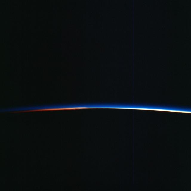 NASA image: Earth's limb at sunrise as seen from the Gemini 9-A spacecraft