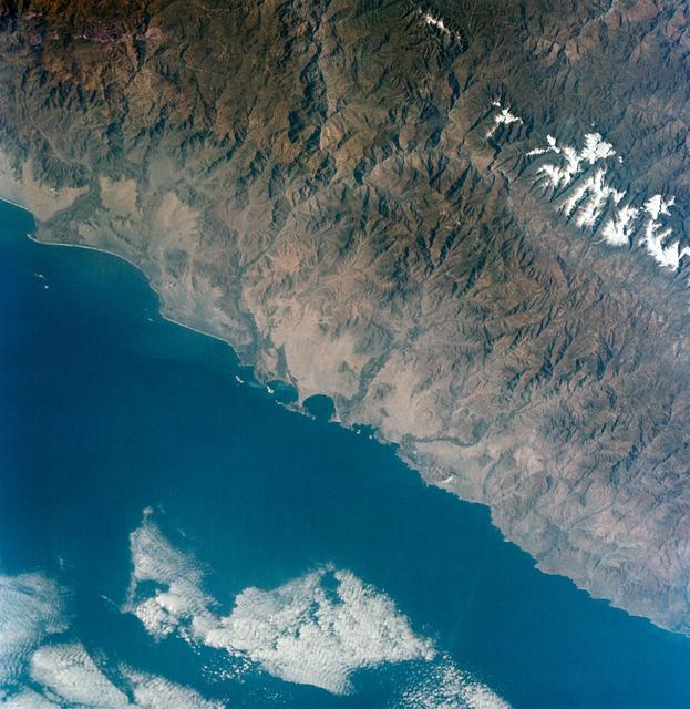 NASA image: GT-9A - EARTH SKY - CENTRAL COASTAL AREA OF PERU
