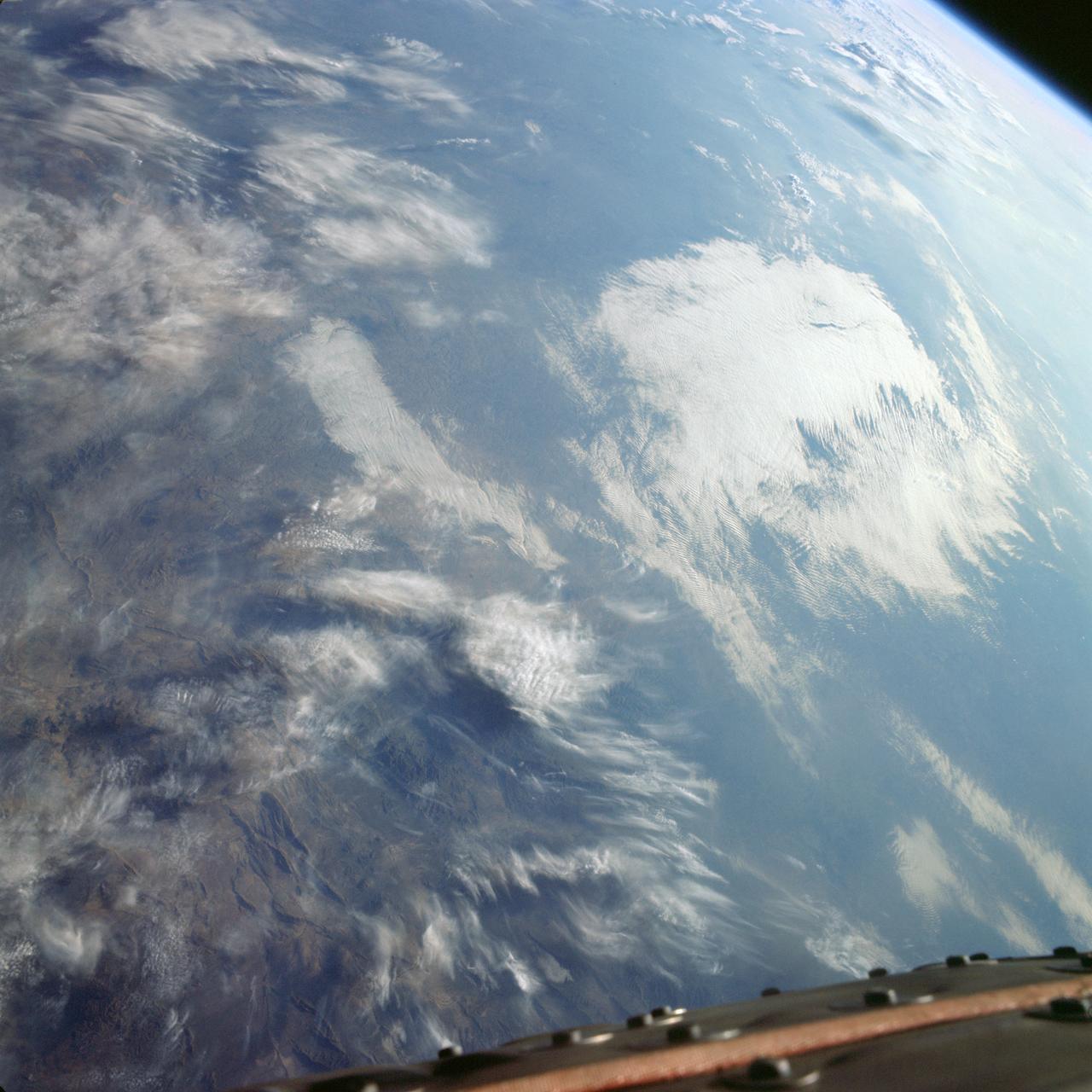 S66-54558 (14 Sept. 1966) --- Del Rio and Eagle Pass area of the Rio Grande Valley of Texas and Mexico as seen from the Gemini-11 spacecraft during its 29th revolution of Earth. Photo credit: NASA