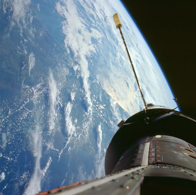 NASA image: Central portion of Florida, Gulf of Mexico seen from Gemini 11