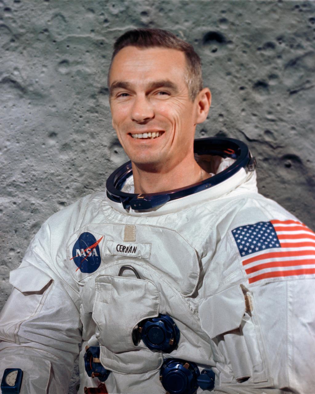 S69-32614 (April 1969) --- Astronaut Eugene A. Cernan, prime crew lunar module pilot of the Apollo 10 lunar orbit mission.