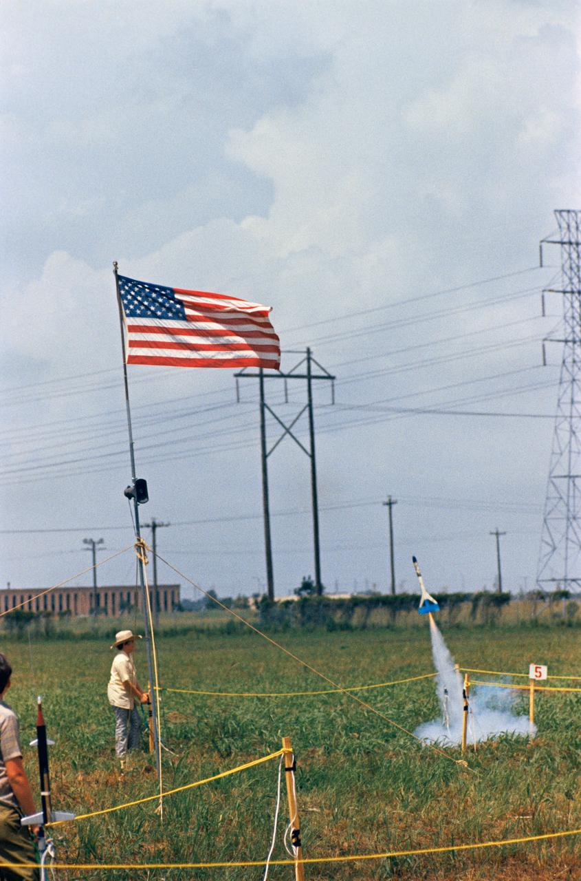 Views of the Texas Area Rocket Meet at MSC in Houston.