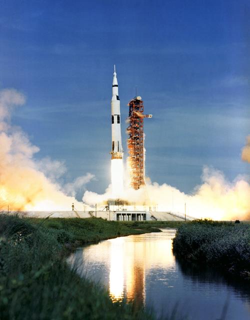 NASA image: APOLLO XV - (LIFTOFF) - CAPE