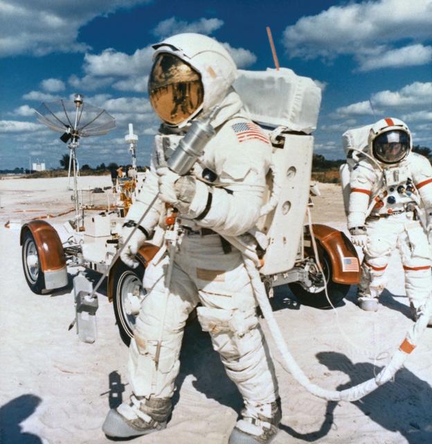 NASA image: CREW TRAINING - APOLLO XVI