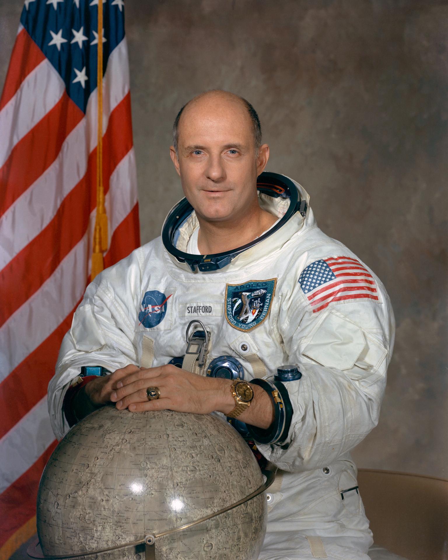 Portrait of Apollo 10 astronaut Tom Stafford