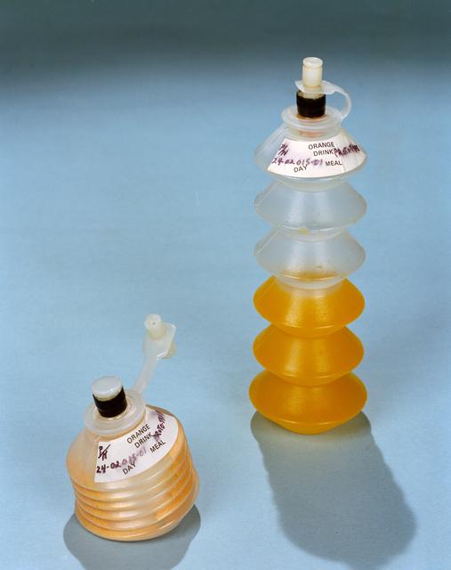 NASA image: View of Skylab drink containers
