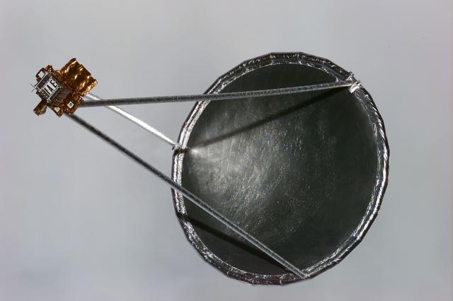 NASA image: Inflatable Antenna Experiment (IAE)