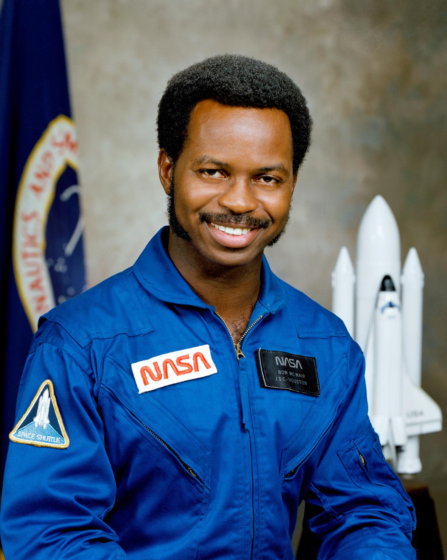 January 1978 portrait of Dr. Ron McNair