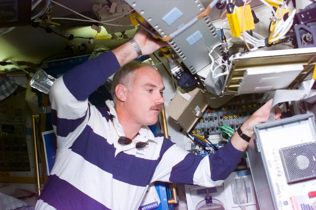 NASA image: Mission commander Readdy on middeck