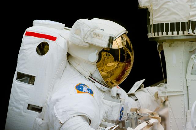 NASA image: EVA 1 activity on Flight Day 4 to service the Hubble Space Telescope