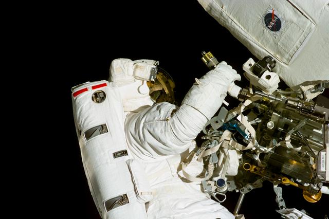 NASA image: EVA 2 activity on Flight Day 5 to service the Hubble Space Telescope