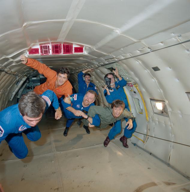 NASA image: View of Zero-G training for astronauts and payload specialists