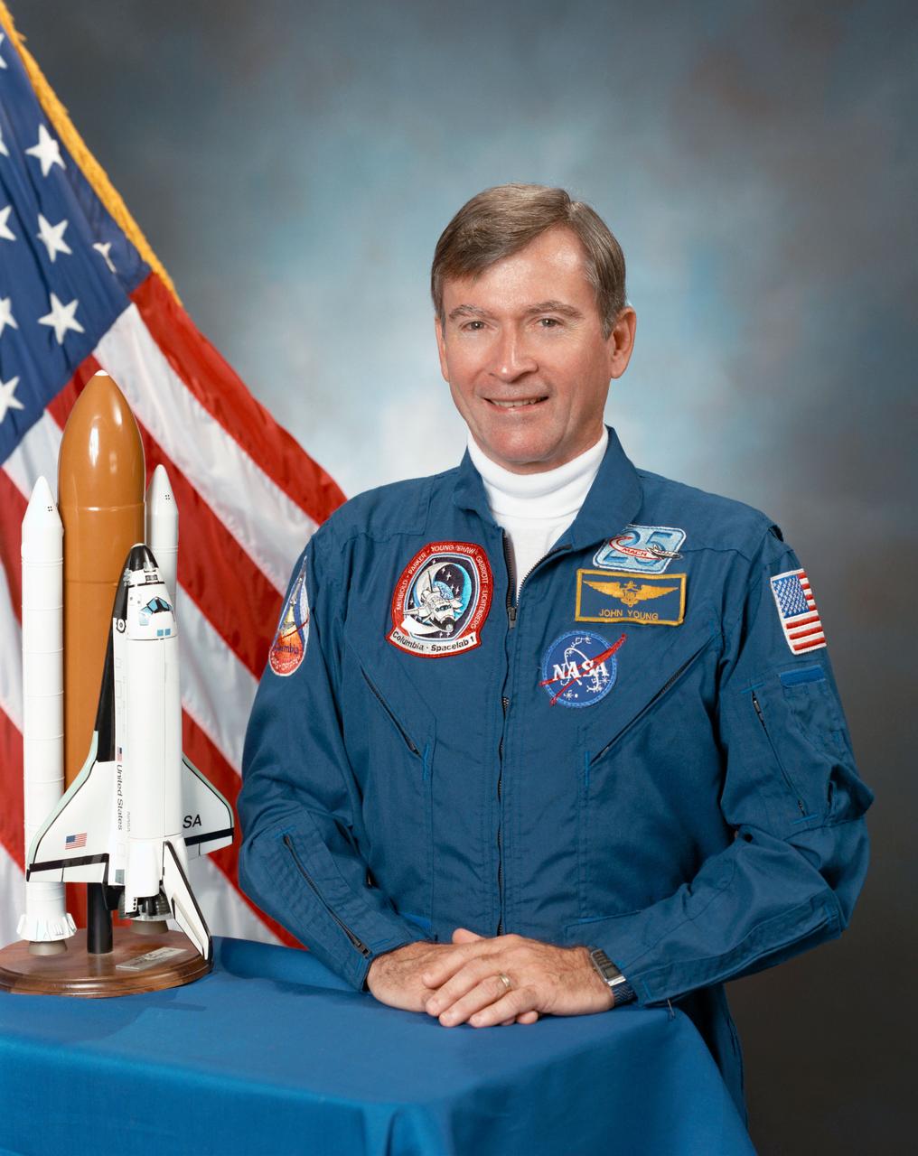 S86-38018 (1986) --- Astronaut John W. Young.