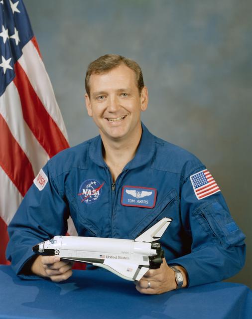 NASA image: Official portrait of 1987 astronaut candidate Thomas D. Akers