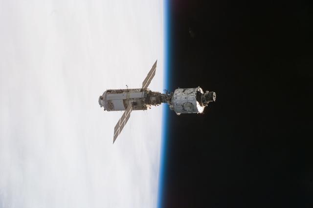 NASA image: View of the International Space Station in orbit