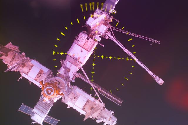 NASA image: Mir Space Station during the STS-89 approach of Endeavour