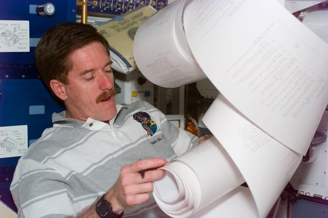 NASA image: MS Reilly at work on Endeavour