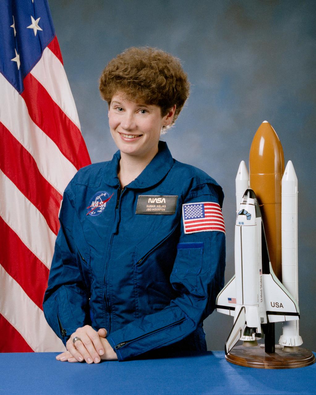 S90-45390 (August 1990) --- Astronaut Susan J. Helms, mission specialist.