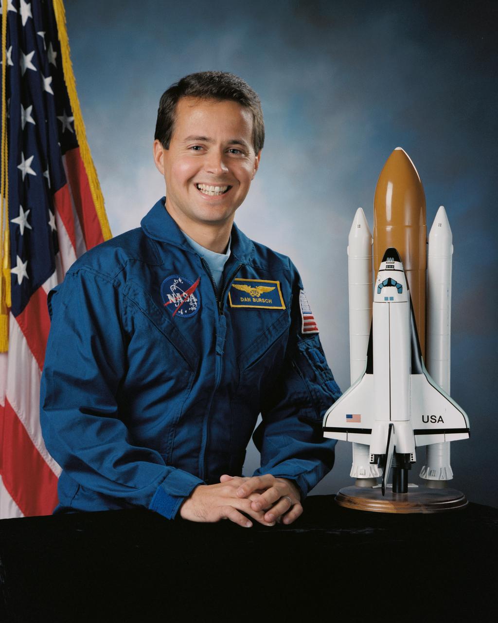 S90-45391 (August 1990) --- Astronaut Daniel W. Bursch, mission specialist.