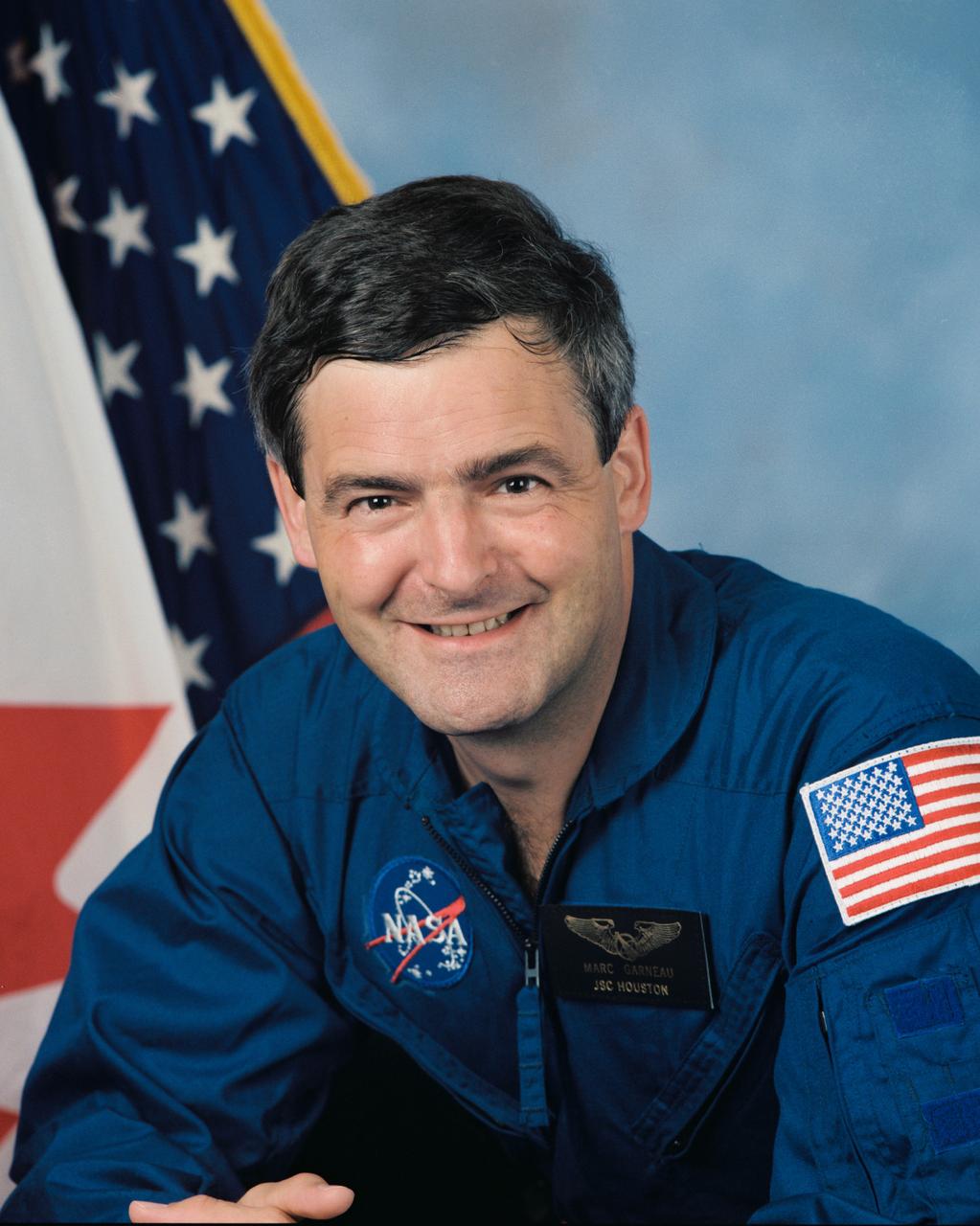 S92-44959 (September 1992) --- Astronaut Marc Garneau, mission specialist representing the Canadian Space Agency.  Note: Garneau, who flew as a Canadian payload specialist aboard Challenger for the STS-41G mission in October of 1984, returned to the Johnson Space Center in August of 1992 to begin training as a mission specialist representing his native country.  He is one of five international mission specialists currently in training with 19 NASA astronaut candidates selected in March of this year.