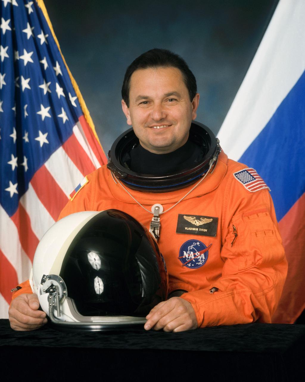 S93-27942 (August 1993) --- Cosmonaut Vladimir Titov, payload specialist.