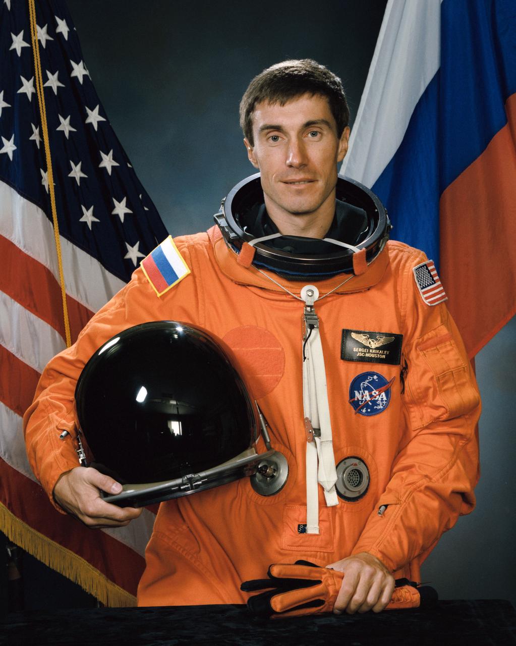 S93-40675 (6 Aug 1993) --- Cosmonaut Sergei Krikalev.
