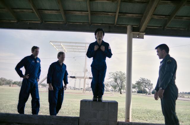 NASA image: STS-72 Mission Specialist Koichi Wakata during ASCAN training