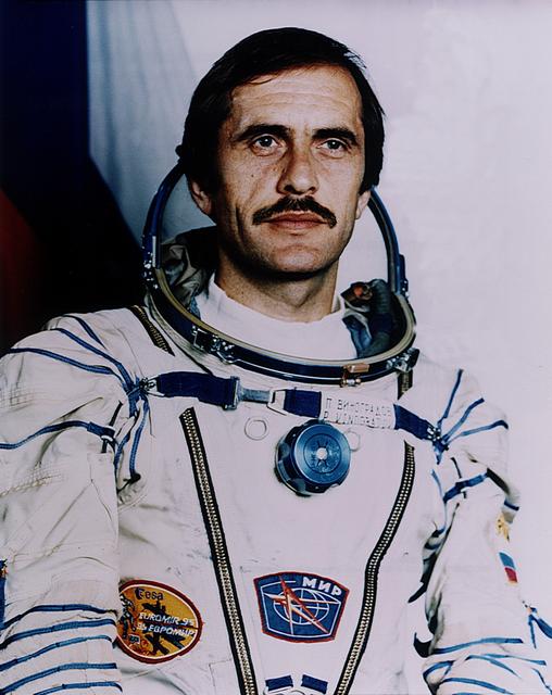 NASA image: Mir 21 and 22 cosmonauts and astronauts portraits and Russian training views