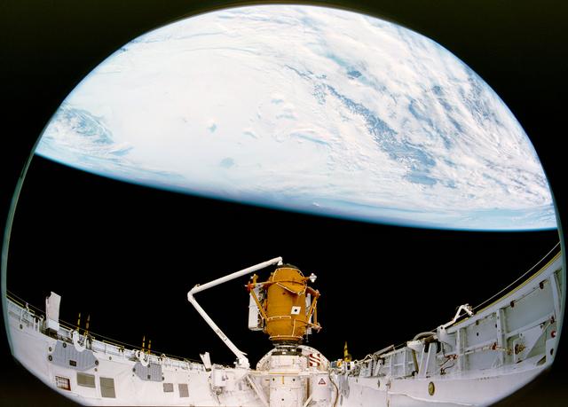 NASA image: Views from the IMAX camera taken during the STS-74 mission