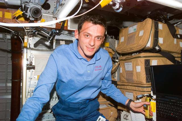 NASA image: Duque in the Spacehab module