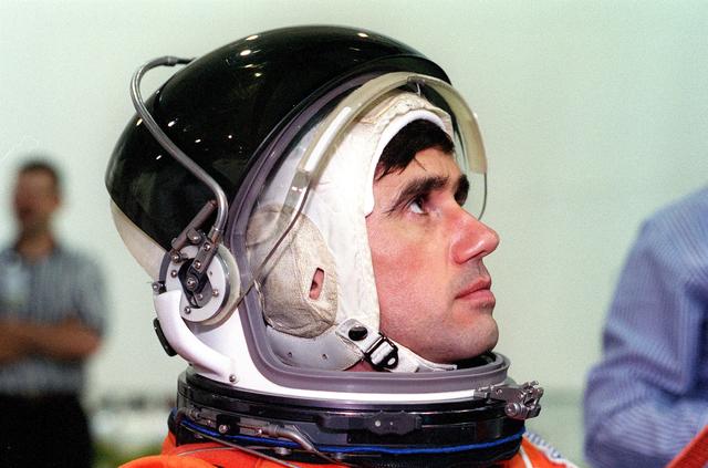 NASA image: Yuri Malenchenko and Boris Morukov participate in bailout training in NBL