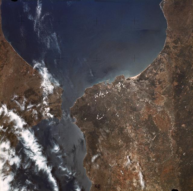 NASA image: Strait of Gibraltar