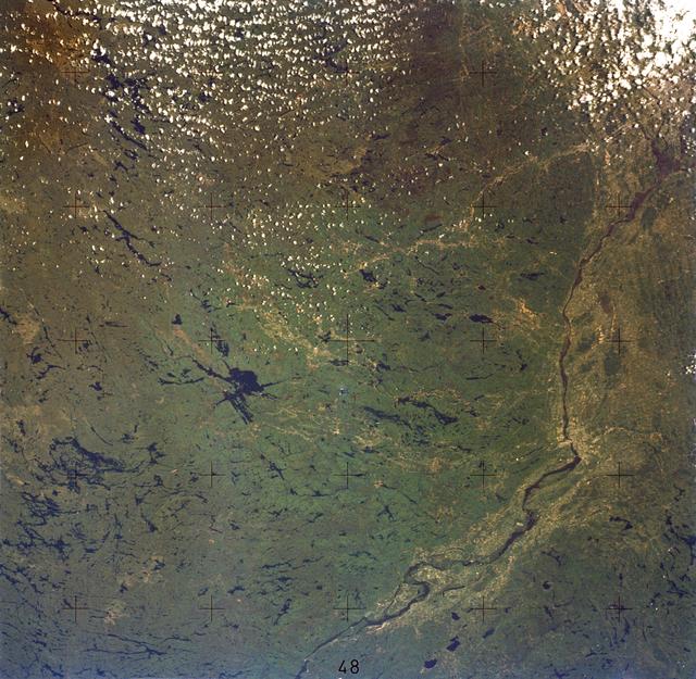 NASA image: Ottawa, Quebec Province, Canada and Glaciated Landscape