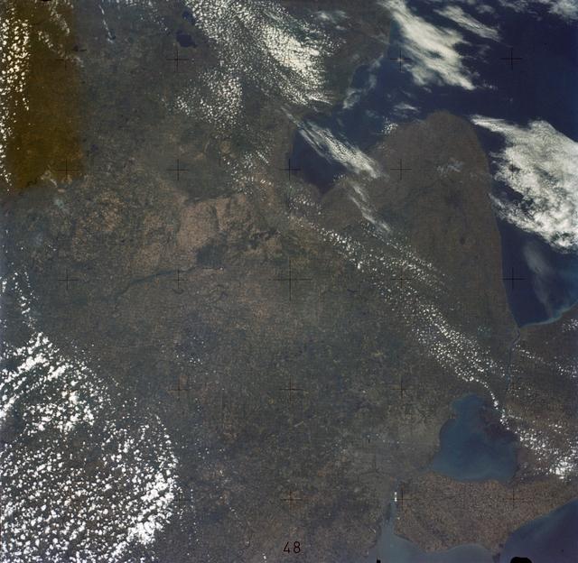 NASA image: Detroit and the Lower Peninsula of Michigan