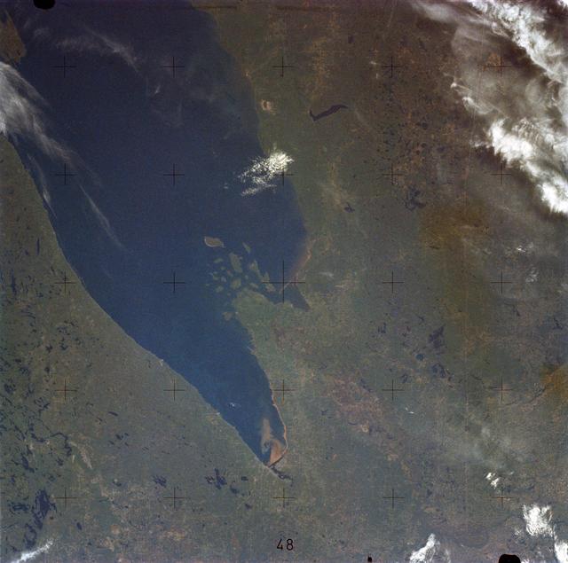 NASA image: Lake Superior, Deluth, MN
