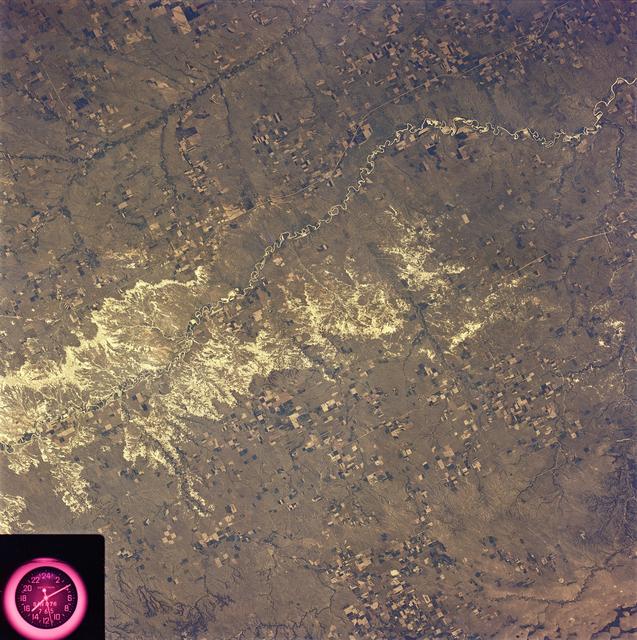 NASA image: Western Great Plains, Badlands, SD, USA