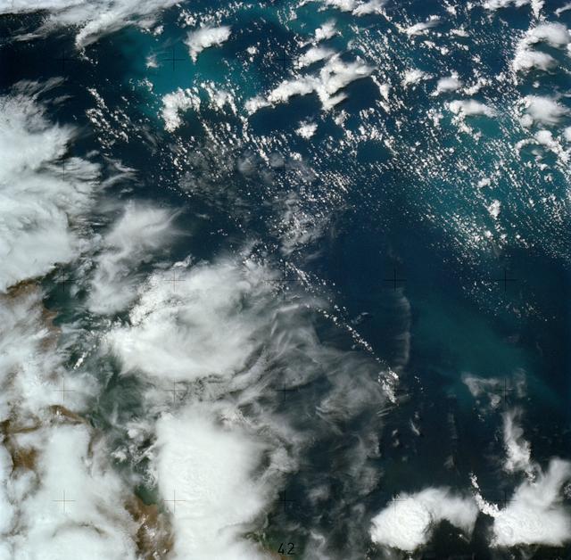 NASA image: View of cold water eddies in Falkland Current off southern Argentina
