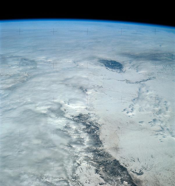 NASA image: View of portion of Western United States as seen by Skylab