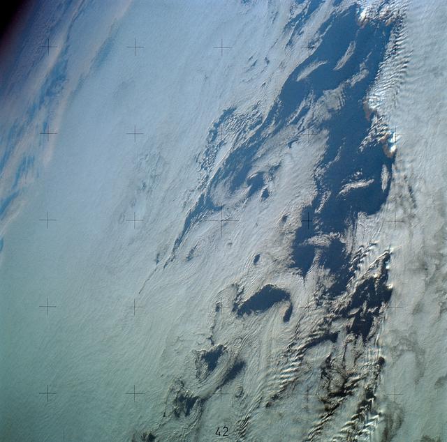 NASA image: Aleutian Islands area of Alaska from Skylab