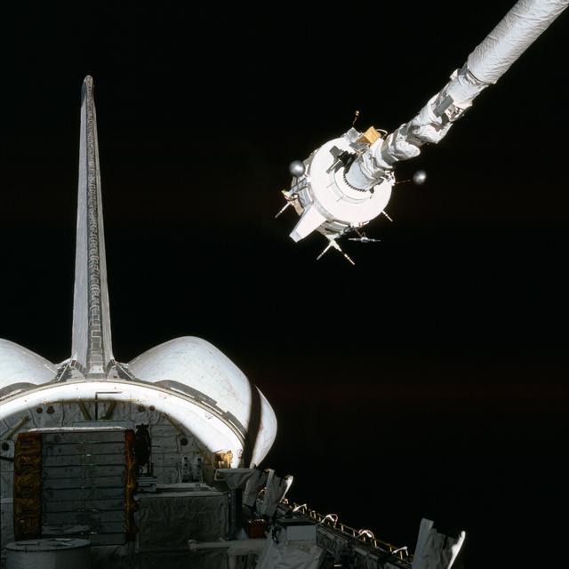 NASA image: View of the Columbia's remote manipulator system