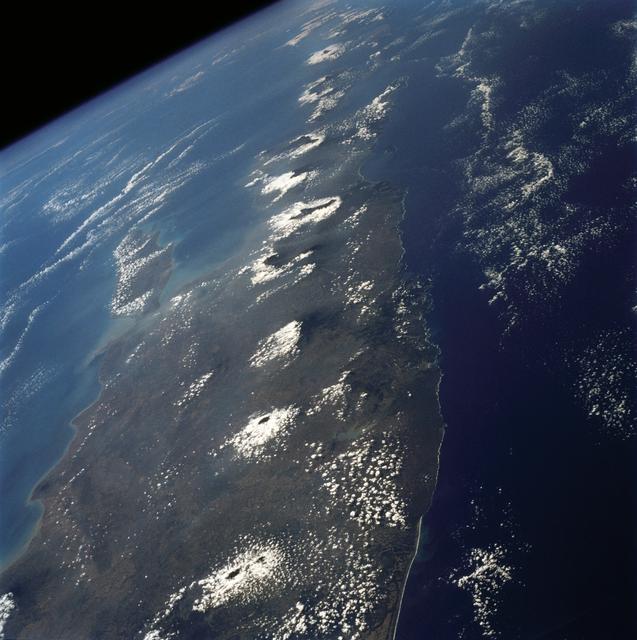 NASA image: Volcanoes, Central Java, Indonesia