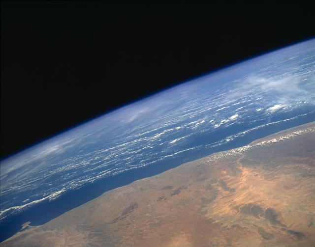 NASA image: Arid Coastal Plain, Southern Somalia, Africa