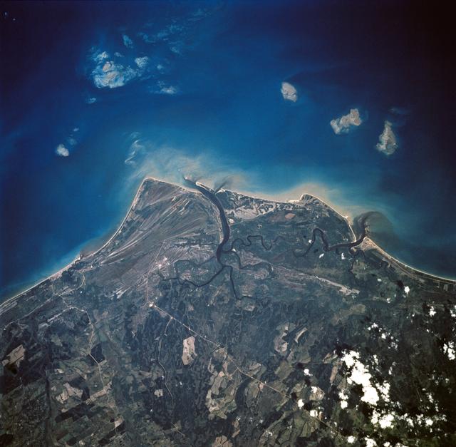 NASA image: Cape Baleia, Caravelas, Brazil