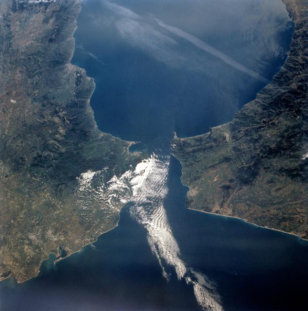 NASA image: STS-56 Earth observation of the Strait of Gibraltar