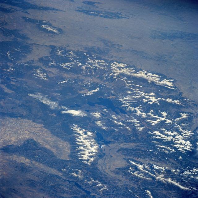 NASA image: Yellowstone River and Wyoming as seen from STS-58