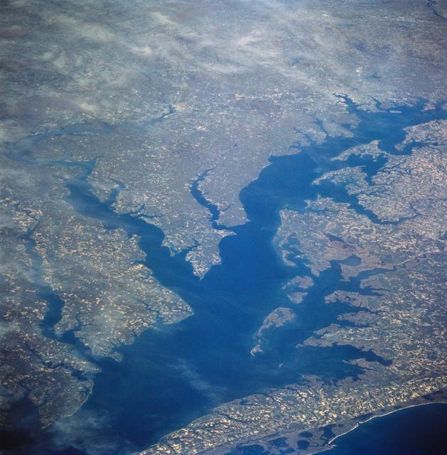 NASA image: Chesapeake Bay as seen from STS-58
