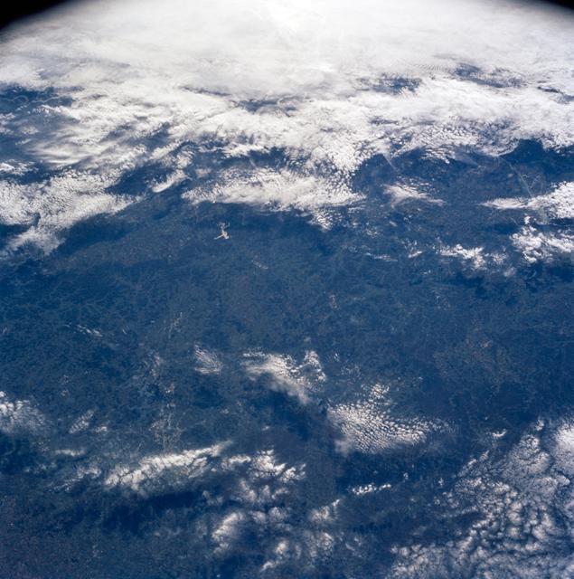 NASA image: Nashville Basin, Tennessee as seen from STS-58