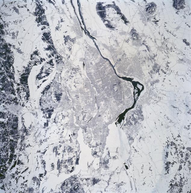 NASA image: Montreal, Quebec, Canada as seen from STS-60